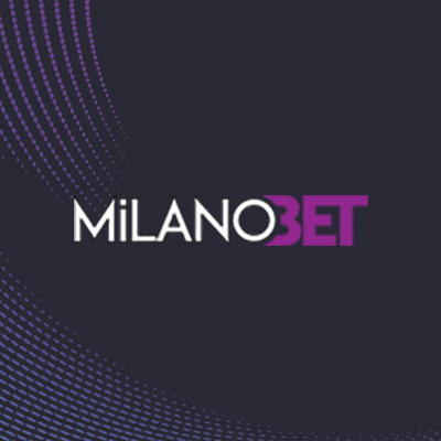 MilanoBet mor ve beyaz temalı tanıtım görseli